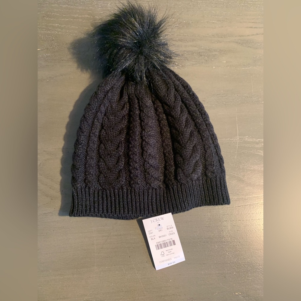 Women’s J Crew Pom Beanie